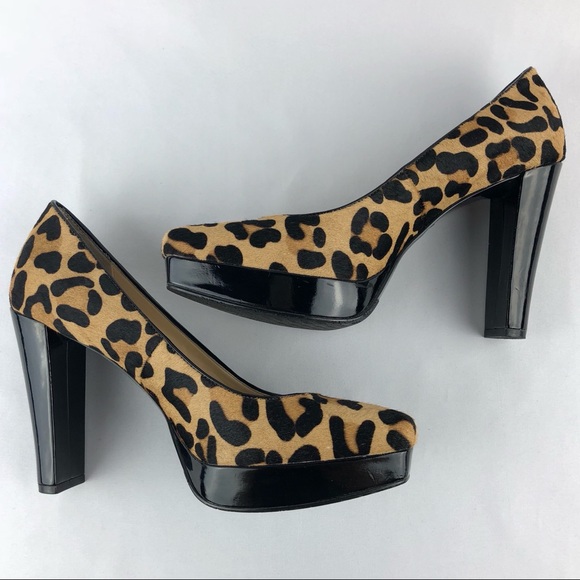 Calvin Klein Shoes - CK Malissa Calf hair Leopard Pumps High Heels